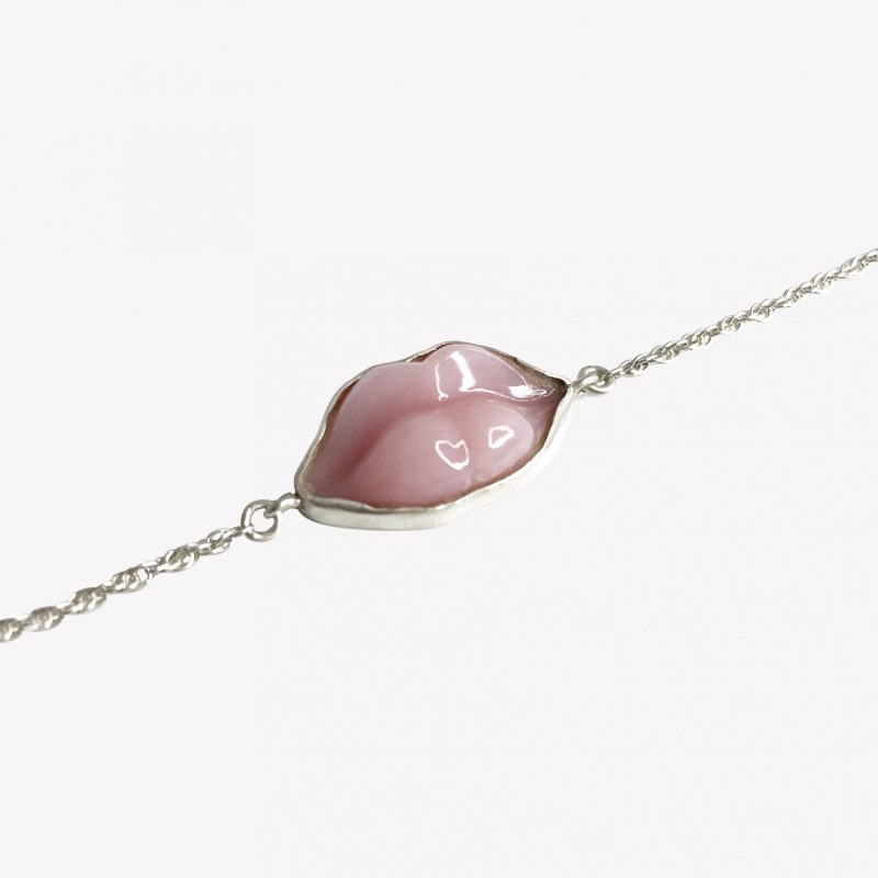 Rose Opal Lip Bracelet