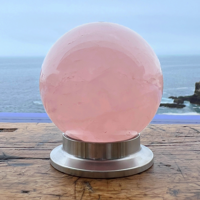 Esfera de Cuarzo Rosado