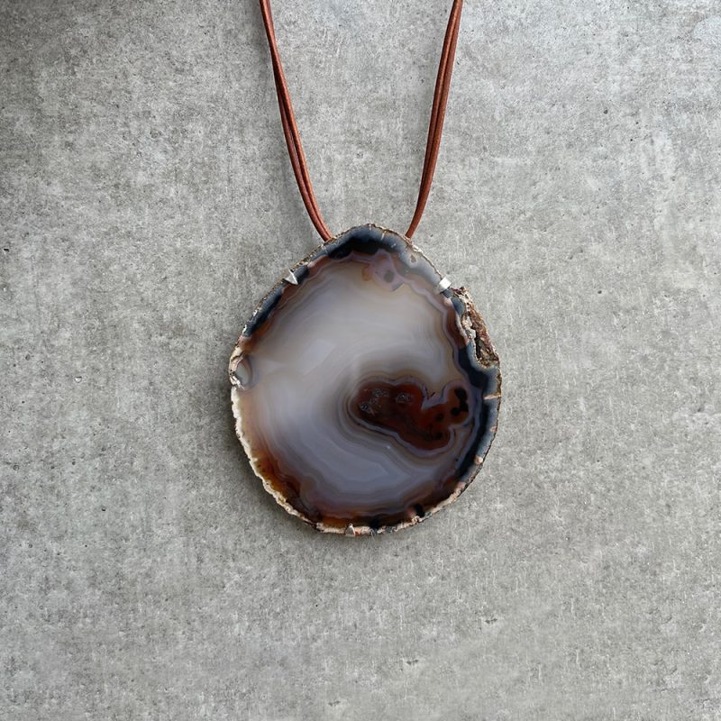 Collar CORIUM de Ágata