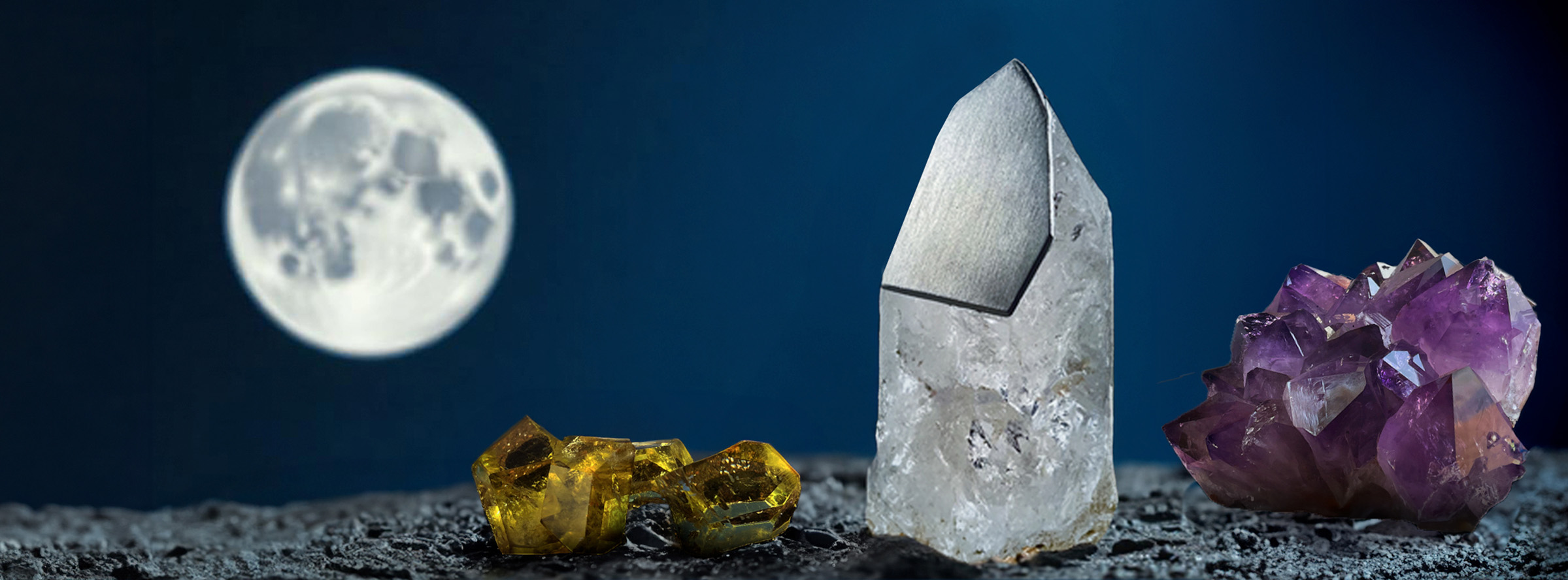 Minerales a la luz de la luna llena