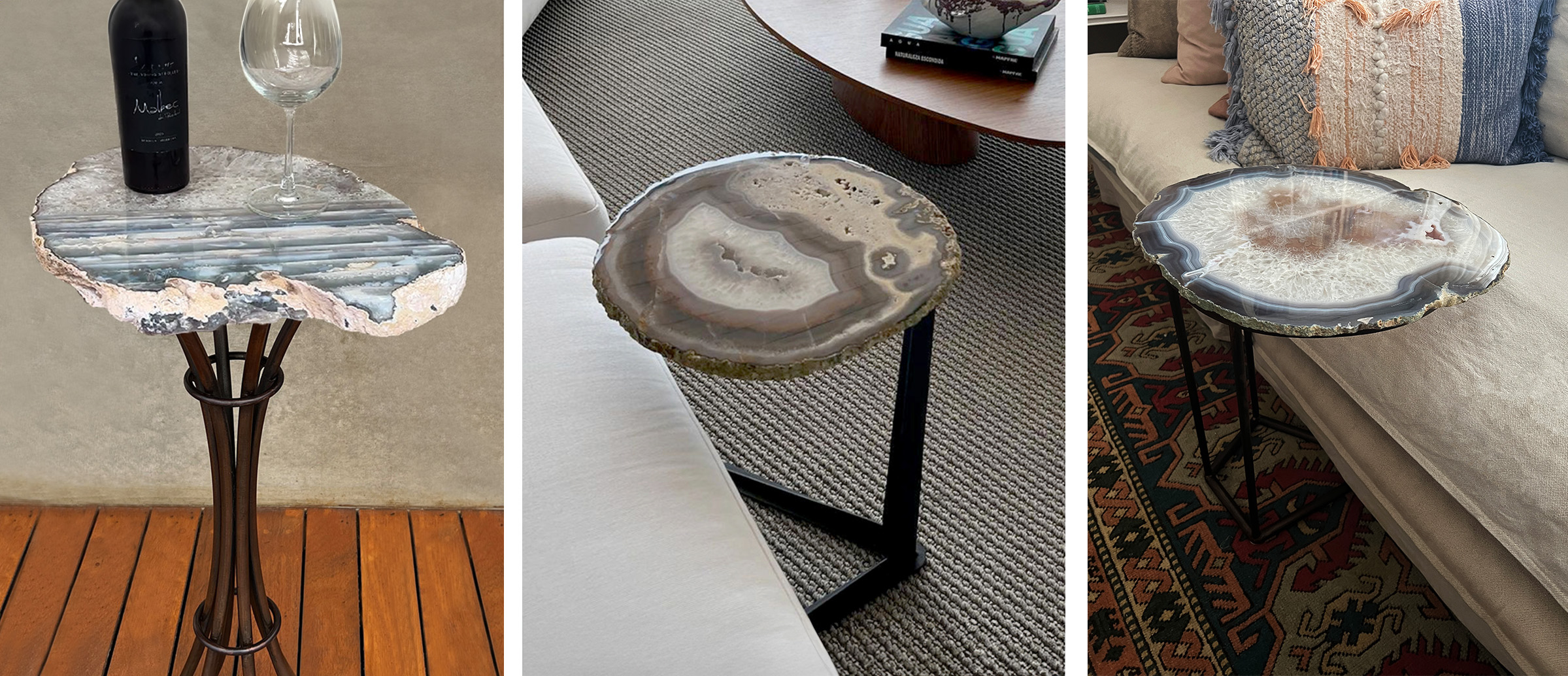 mesas trabajadas en minerales