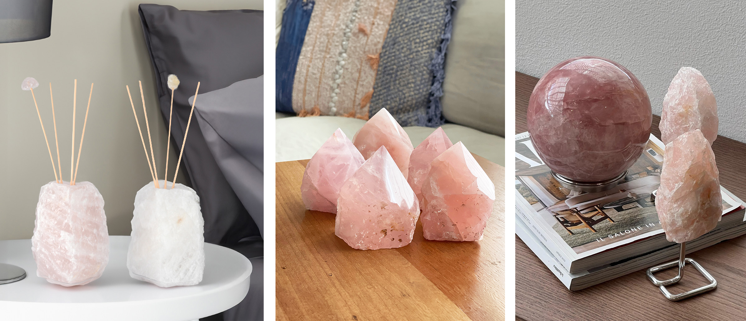 Adornos y Esculturas de cuarzos