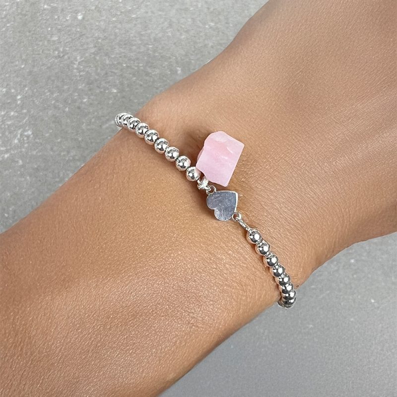 Pulsera Regulable Ópalo Rosado